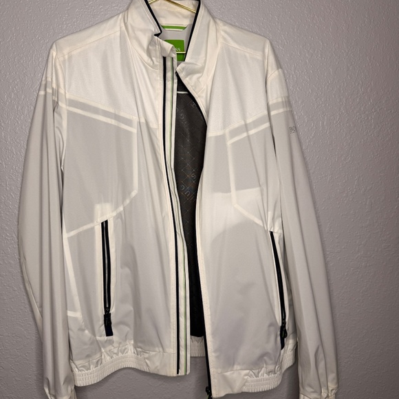 NWT White Hugo Boss nylon jacket size X-Large - Picture 11 of 12